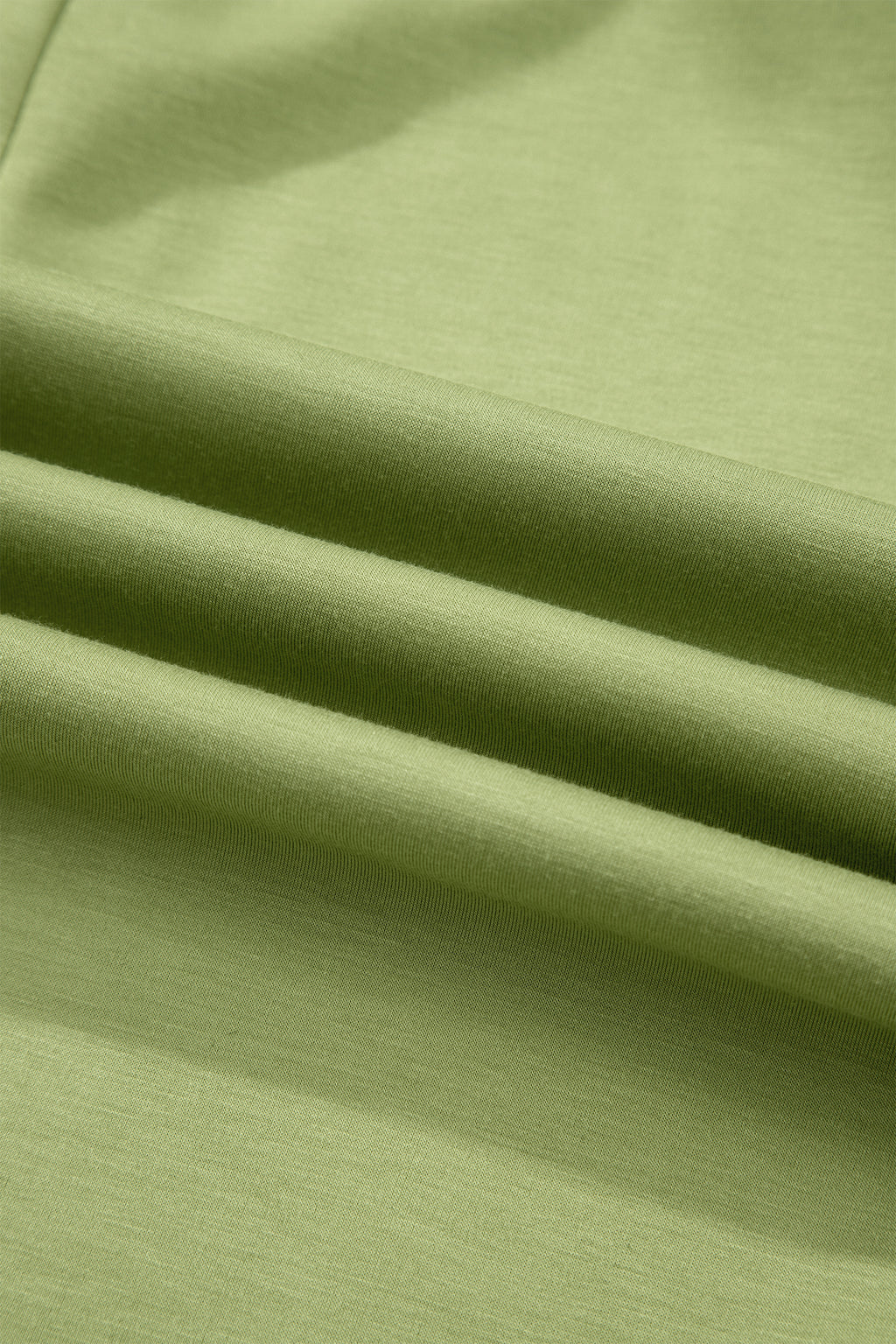 Green Bay Solid Color Long T Shirt Dress with Slits