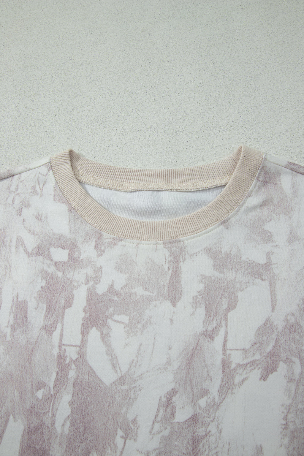 Gray Woodland Camo Print Raw Edge Cropped Top Skirt Set