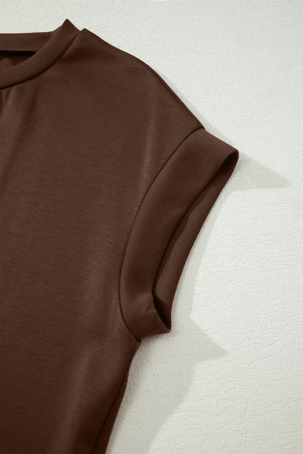 Green Bay Solid Color Long T Shirt Dress with Slits