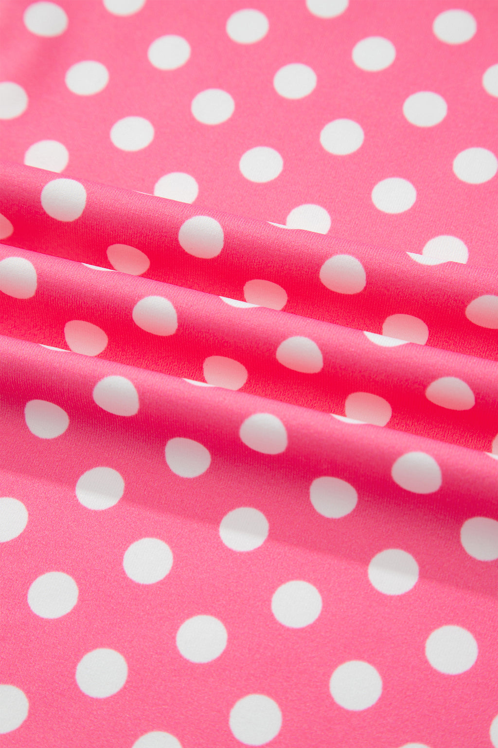 Blue Polka Dot Print Slim Tank Loose Pants 2pcs Outfit