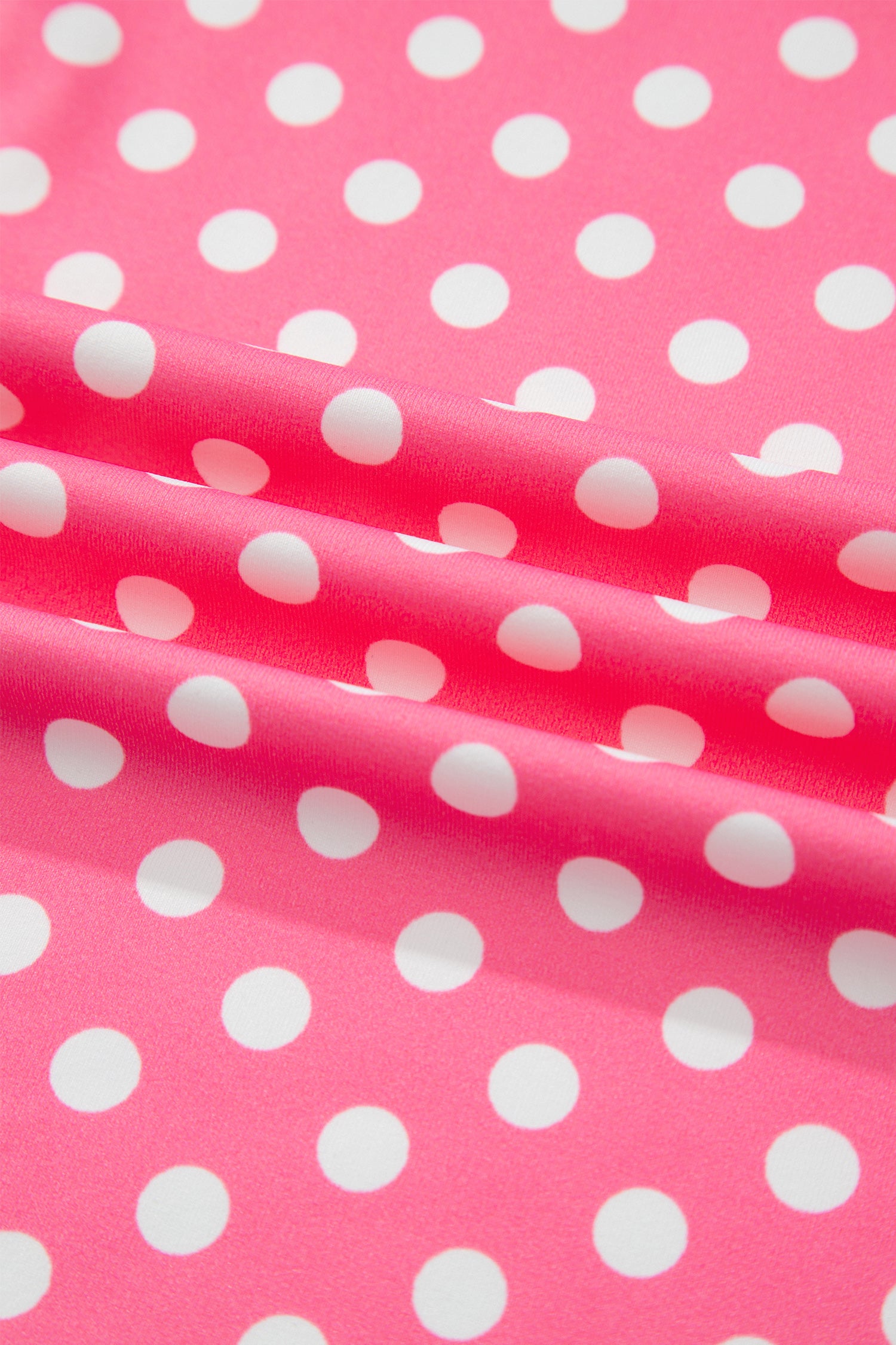 Blue Polka Dot Print Slim Tank Loose Pants 2pcs Outfit