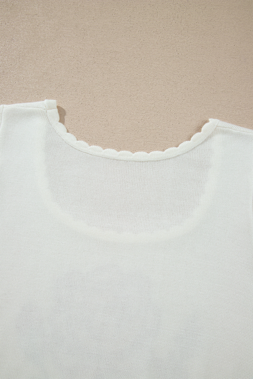 White Western Floral Print Short Sleeve Square Collar Knit Sweater