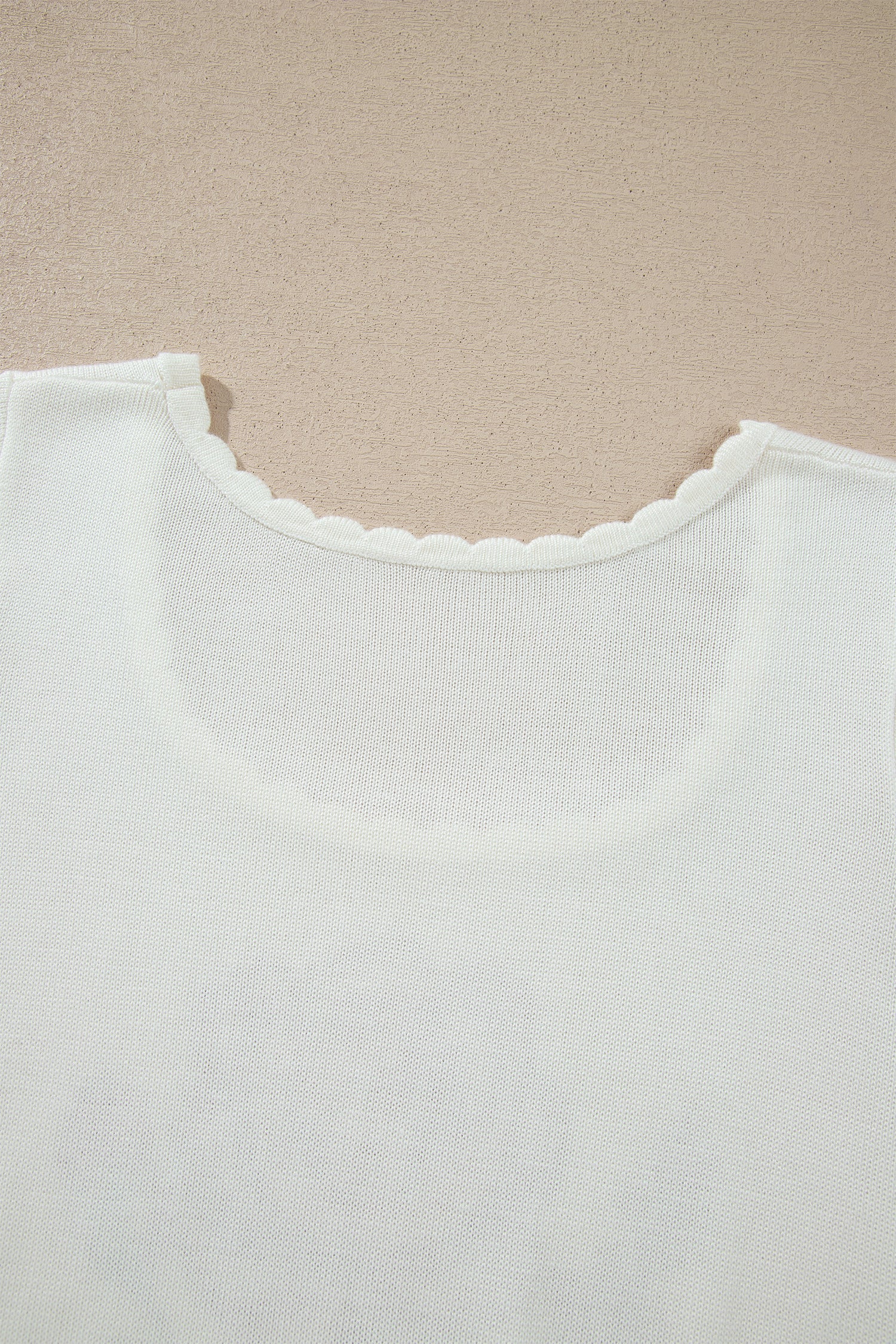 White Western Floral Print Short Sleeve Square Collar Knit Sweater