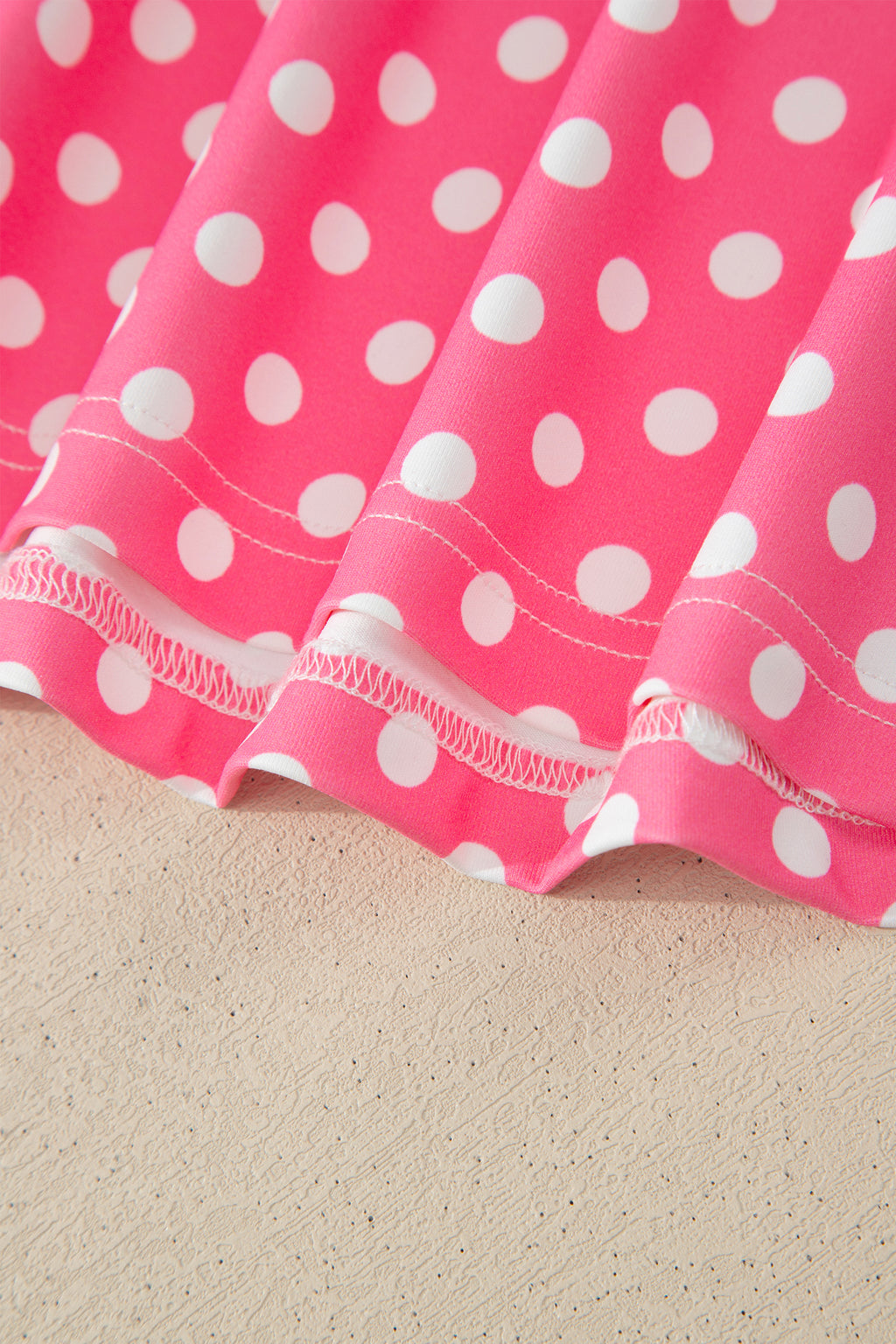 Blue Polka Dot Print Slim Tank Loose Pants 2pcs Outfit