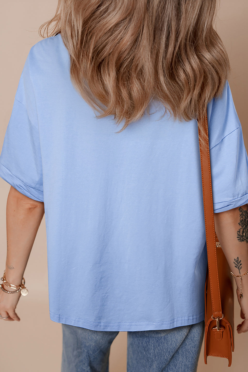 America Fashion Print Relaxed T Shirt